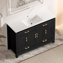 Load image into Gallery viewer, Bathroom Vanity With Sink Combo, 4 Soft Close Doors And 4 Drawers
