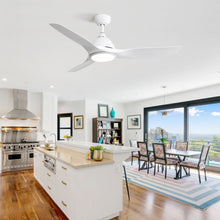 Load image into Gallery viewer, Modern Ceiling Fan With 22W Led Light, 3 ABS Fan Blades Dc Motor Ceiling Fan For Bedroom Living Room
