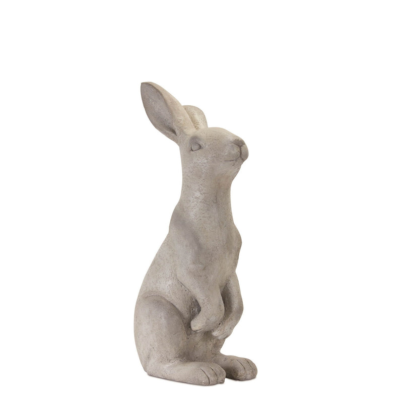 Cement Rabbit Statue (Set of 2) - Gray
