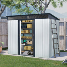Load image into Gallery viewer, Outdoor Metal Storage Shed And Transparent Plate For Garden, Lawn
