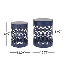 Load image into Gallery viewer, Delight - Powder Coated Iron End Table (Set of 2)
