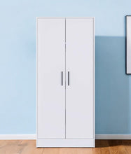 Load image into Gallery viewer, Tall Two Door Closet - White
