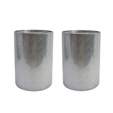 Load image into Gallery viewer, Modern Round Accent Table With Hammered Surface
