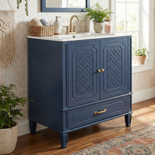 Load image into Gallery viewer, Bathroom Vanity With Sink, Soft Closing Door, Multi Functional Storage
