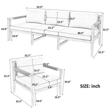 Load image into Gallery viewer, 3 Piece Outdoor Sectional Sofa Set
