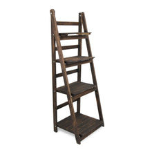 Load image into Gallery viewer, Four Tier Step Bookcase - Brown
