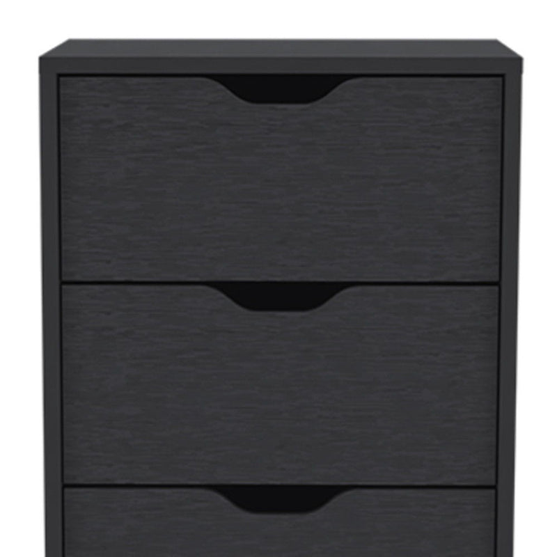 5 Drawer Standard Chest - Black