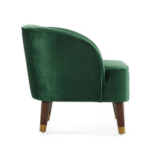 Load image into Gallery viewer, Elegant Upholstered Barrel Accent Chair With Wooden Legs
