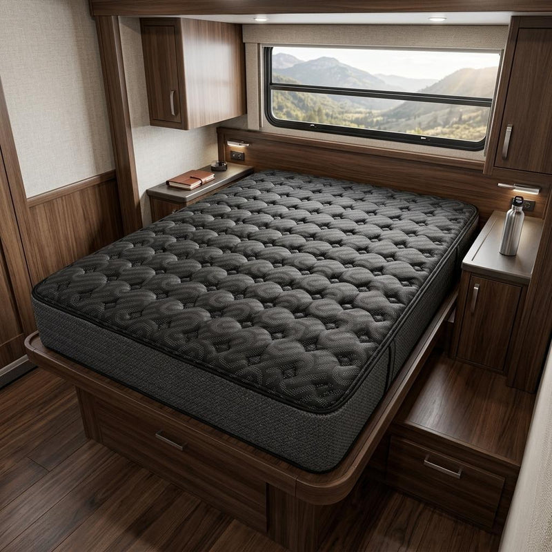 Copper Infused Gel Memory Foam Medium Hybrid Mattress - RV King