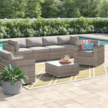Load image into Gallery viewer, Stylish Entertainment Sectional Set, Outdoor Living
