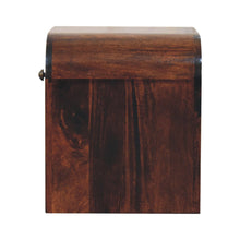 Load image into Gallery viewer, 16" Solid Wood One Drawer Nightstand - Walnut
