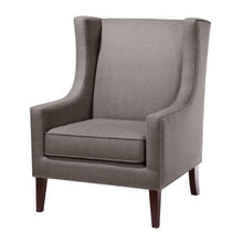 Load image into Gallery viewer, Barton - Wing Chair With Nail Head Accents
