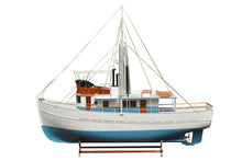 Load image into Gallery viewer, Dickie Walker XXXL Trawler Yacht Model - Blue / White
