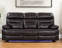 Load image into Gallery viewer, Faux Leather Usb Sofa With Black Legs - Gray
