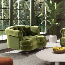 Load image into Gallery viewer, La Rosa - Victorian Tufted Upholstered Accent Chair

