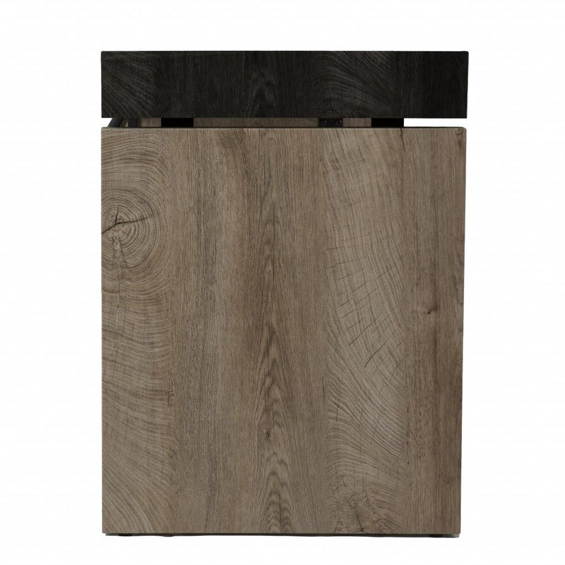 Writing Desk - Black / Brown