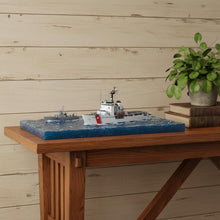 Load image into Gallery viewer, Hand Painted Model Boat (624412) - White / Blue
