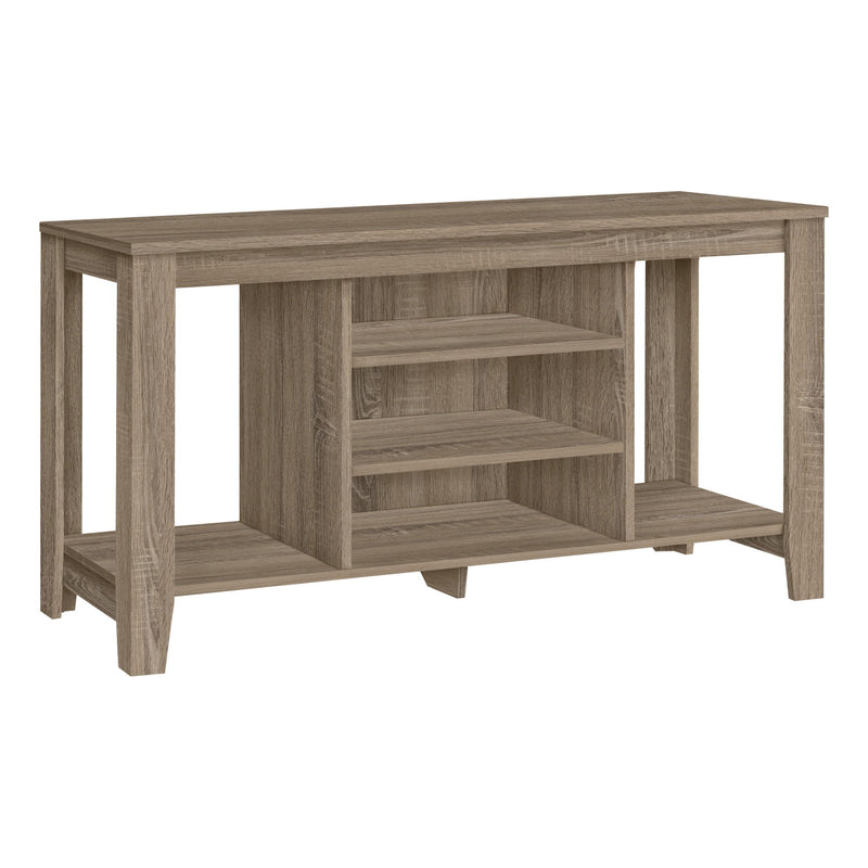 Open Shelving, TV Stand - Deep Taupe