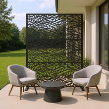 Load image into Gallery viewer, Three Panel Screen Room Divider (720021) - Black
