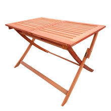 Load image into Gallery viewer, Foldable Patio Dining Set With 1 Dining Table, Indoor And Outdoor Use, Solid Wood - Teak
