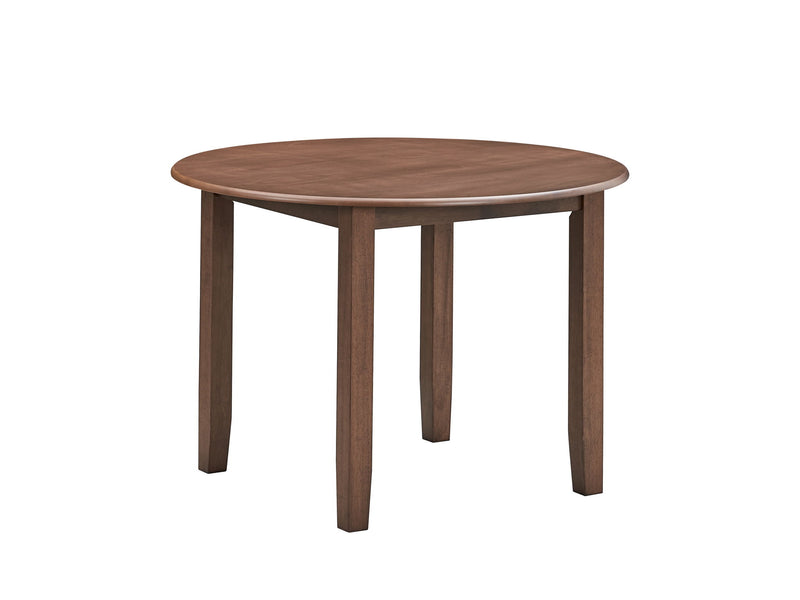 Wood Round Top Dining Table - Brown