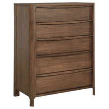 Load image into Gallery viewer, Verona - 5 Drawer Chest With - Walnut
