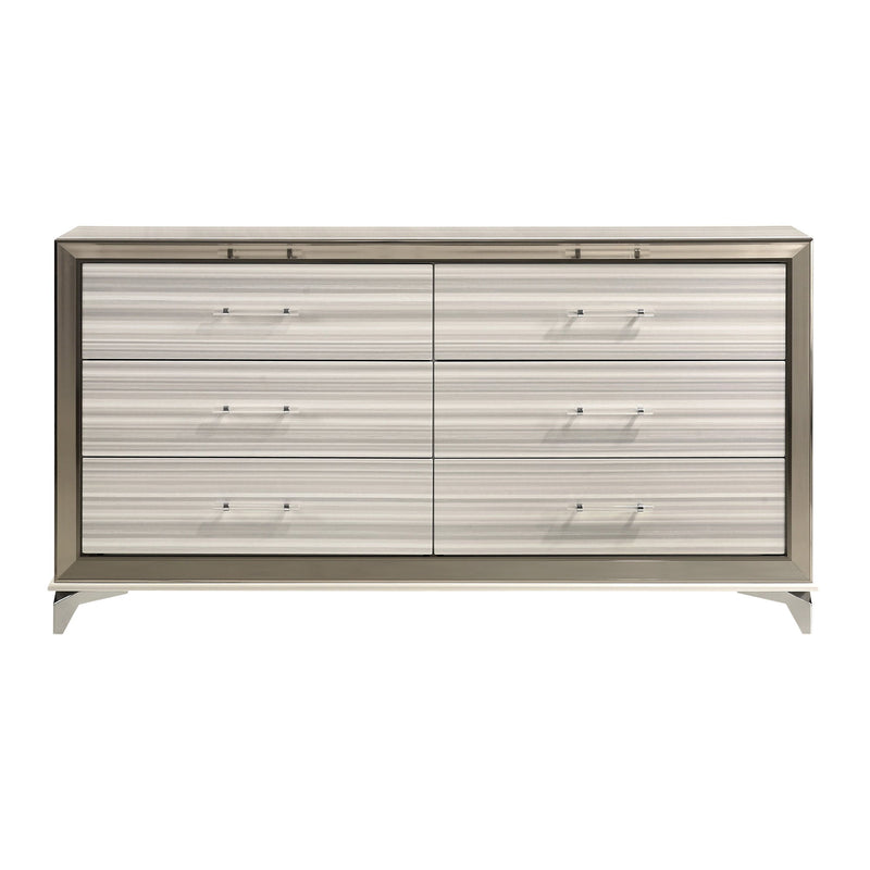 Star - 5 Pieces Bedroom Set Modern Design With LED