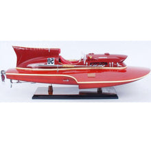 Load image into Gallery viewer, Hand Painted Model Boat (624224) - Red
