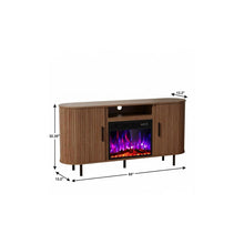 Load image into Gallery viewer, Fireplace TV Stand With Fireplace (734215) - Brown
