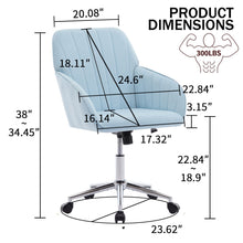 Load image into Gallery viewer, Adjustable Ergonomic Office Chair, Swivel Backrest Seat
