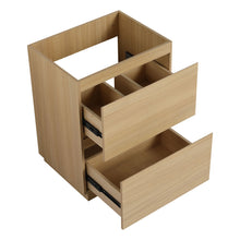 Load image into Gallery viewer, Modern Freestanding Bathroom Vanity Cabinet With Double Drawer
