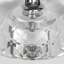 Load image into Gallery viewer, Diamond - Torch Contemporary Crystal Table Lamp (Set of 2) - Clear / Off White / Polished Nickel
