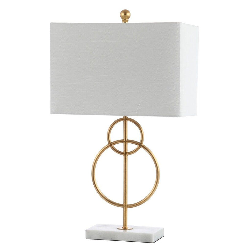 Novelty Table Lamp With Shade - Gold
