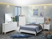 Load image into Gallery viewer, Padded Headboard Bed
