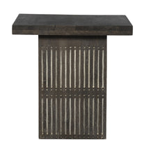 Load image into Gallery viewer, Solid Wood Square End Table - Antique Brown
