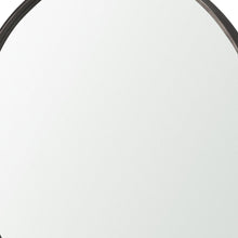 Load image into Gallery viewer, 38" Metal Round And Rectangle Framed Accent Mirror - Gunmetal
