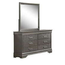 Load image into Gallery viewer, 1 Piece Dresser 6 Drawers Bedroom Furniture - Gray
