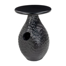 Load image into Gallery viewer, 20" Solid Wood Round Pedestal End Table - Black
