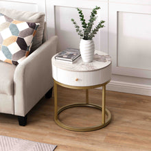 Load image into Gallery viewer, Modern Round Table With Drawers
