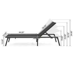 Westport - Outdoor Folding Lounge (Set of 2) - Black