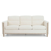 Load image into Gallery viewer, Comfortable Solid Wood Three-Seater Sofa, Soft Cushions, Durable And Long-Lasting, 79.5&quot; Sofa Couch For Living Room
