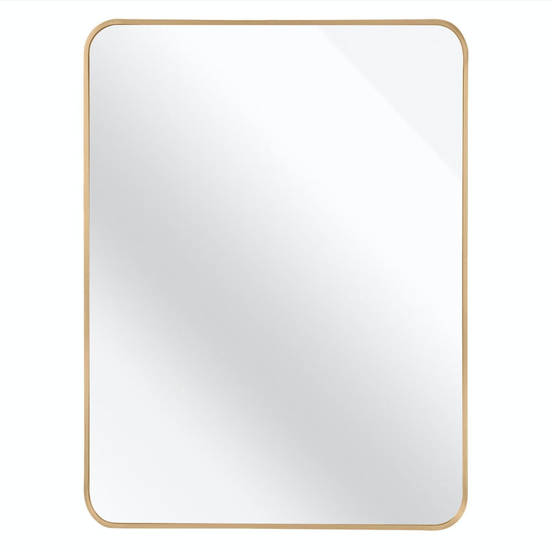 Aluminum Framed Bathroom Vanity Mirror (756097) - Gold