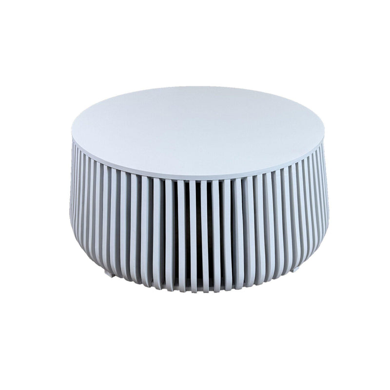 Round Drum Coffee Table (745573) - White