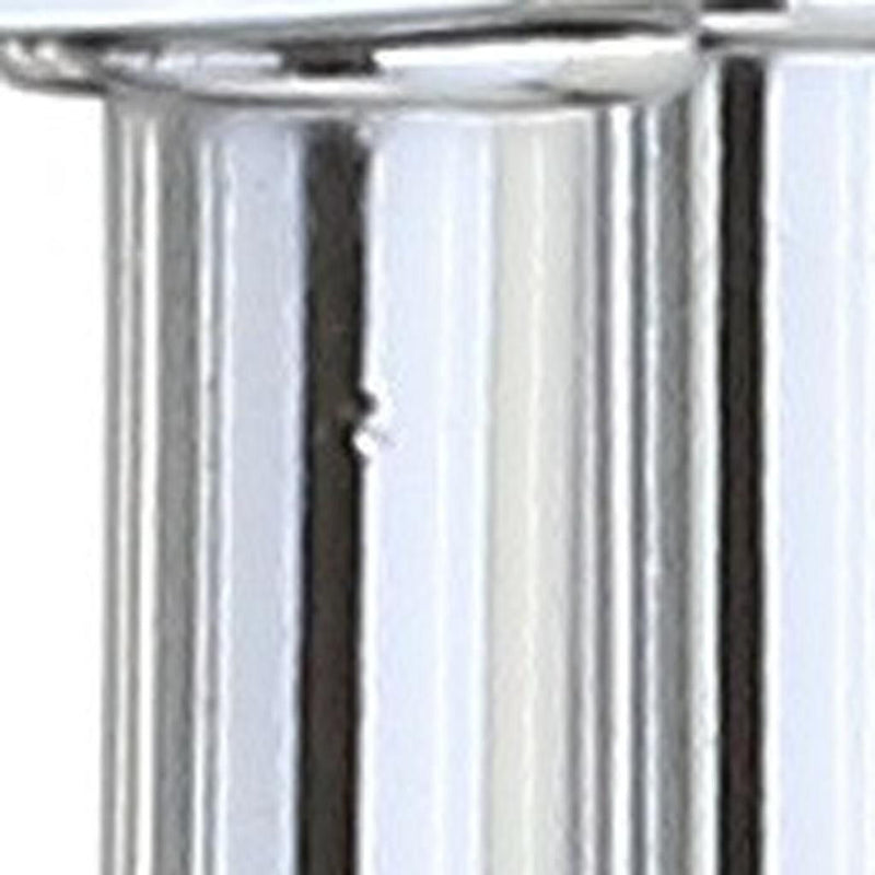 Novelty Column Lamp With Empire Shade - Silver