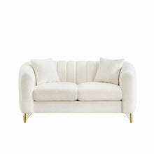 Load image into Gallery viewer, Loveseat Sofa For Living Room And Bedroom - Beige

