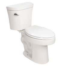 Load image into Gallery viewer, Gloss 2 Piece Toilet With 1.28 Gpf Tornado Flush, Rimless Bowl, Soft Closing Seat - Gloss White
