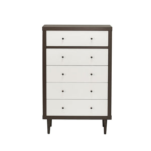 Nystrom - Mid Century Modern 5 Drawer Dresse