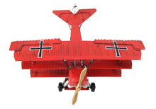 Load image into Gallery viewer, c1916 Baron Fokker Triplane Model Sculpture - Red
