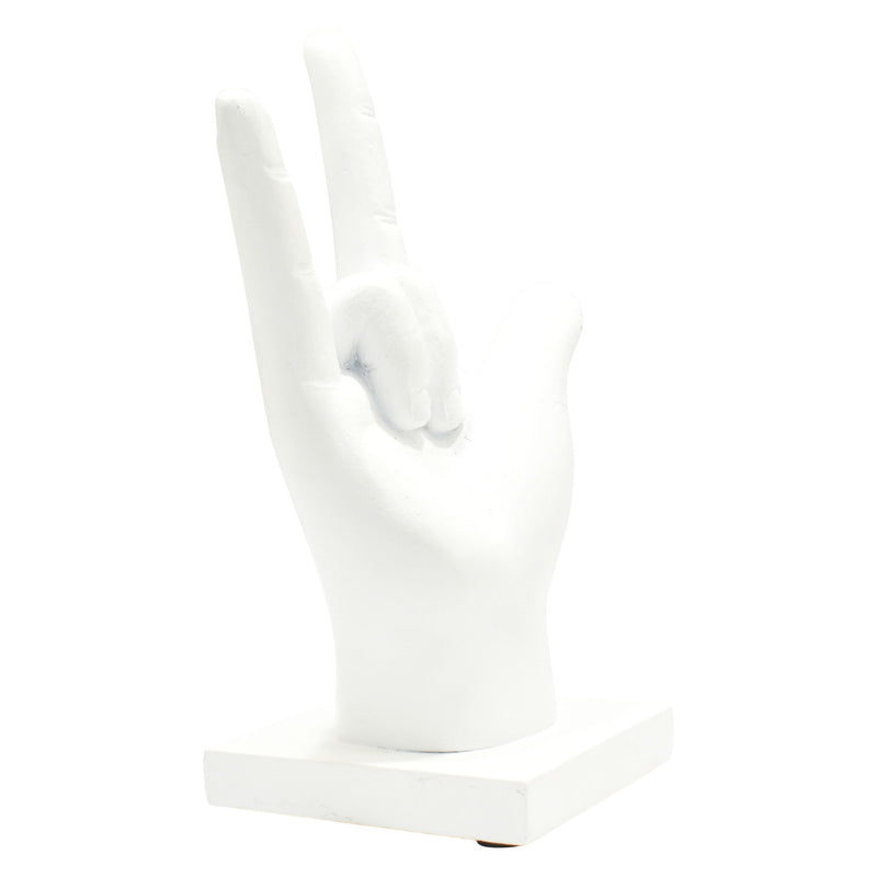 Hand Tabletop Sculpture (568386) - White