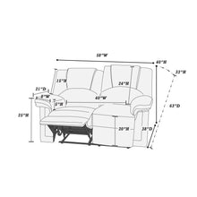 Load image into Gallery viewer, Modern Living Room Set, Cushion Backrest And Pillow Armrest
